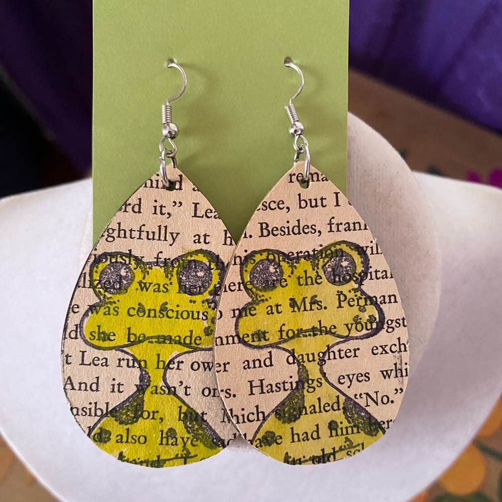 Artisanal Frog Earrings